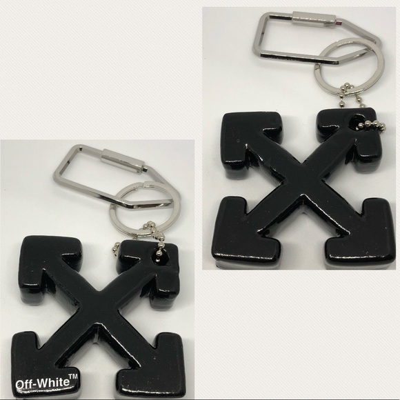 🆕 Off-White Arrow Bag Charm/ Key Ring - Picture 2 of 6